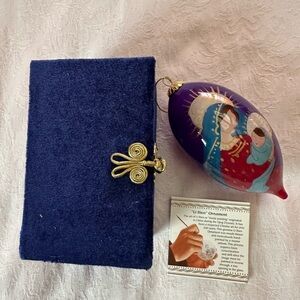Li Bien Glass Ornament Holy Mother and Child Collectible 2012